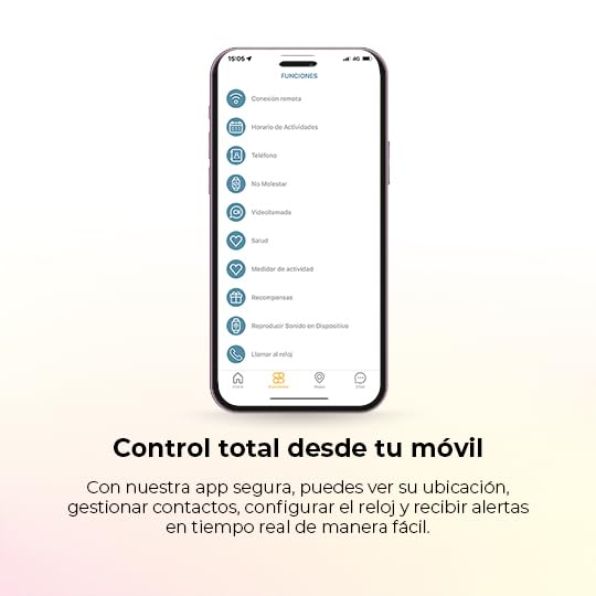 SaveFamily SaveWatch Plus 2 | Reloj Inteligente Niño con Localizador GPS, Llamada, Vídeo, Whatsapp, Spotify, App Store | SIM Incluida - Esfera Blanca y Correa de Tela Ocean